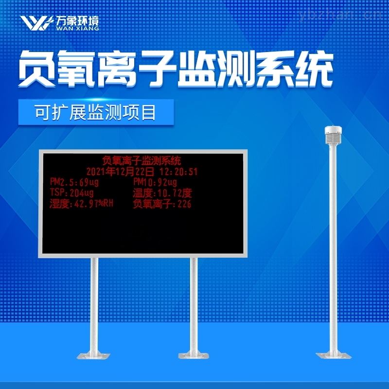 景区负离子监测系统