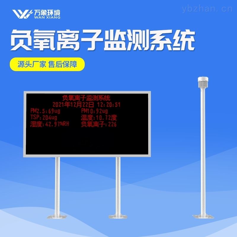 景区负离子监测系统