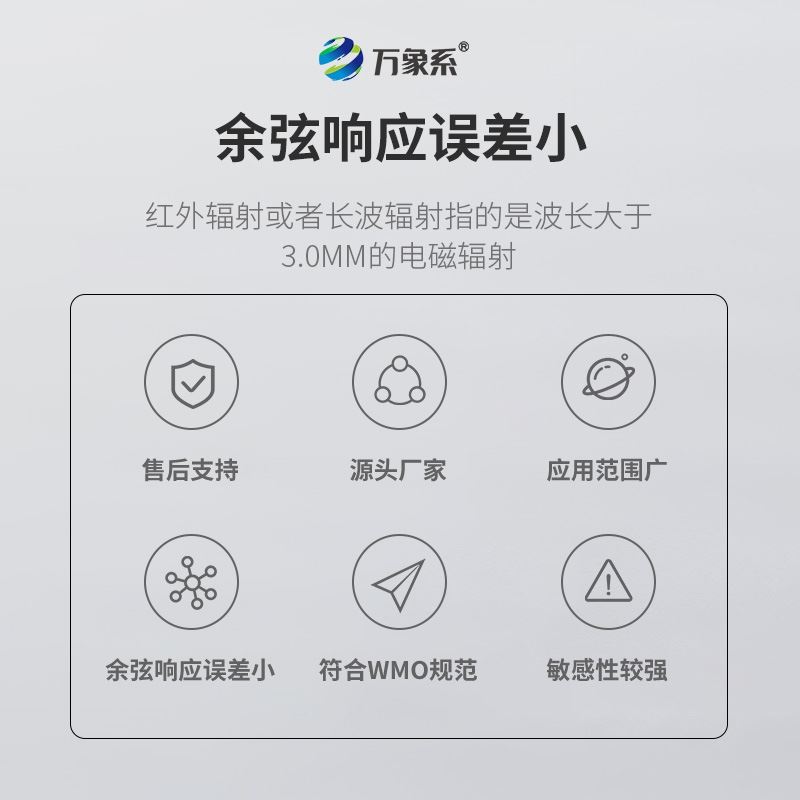 四分量辐射传感器