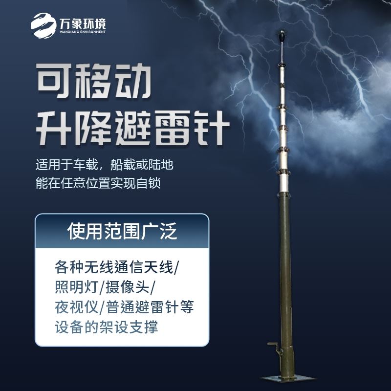 20米手动可提前放电避雷针