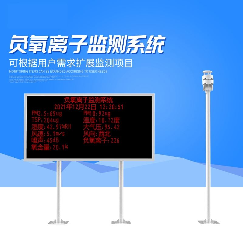 负氧离子在线监测系统