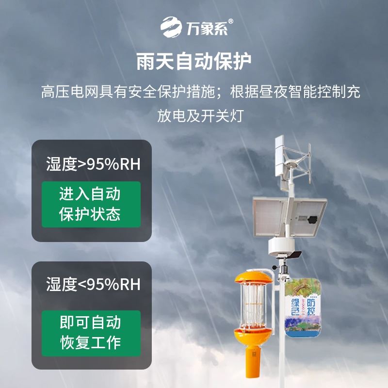 风光互补太阳能杀虫灯