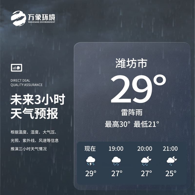 袖珍可穿戴手持气象仪