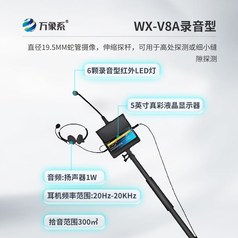 高清音视频生命探测仪