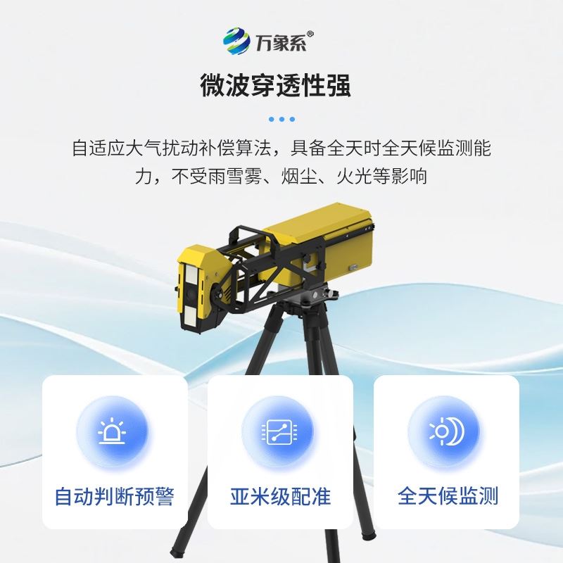 应急型便携式形变监测雷达