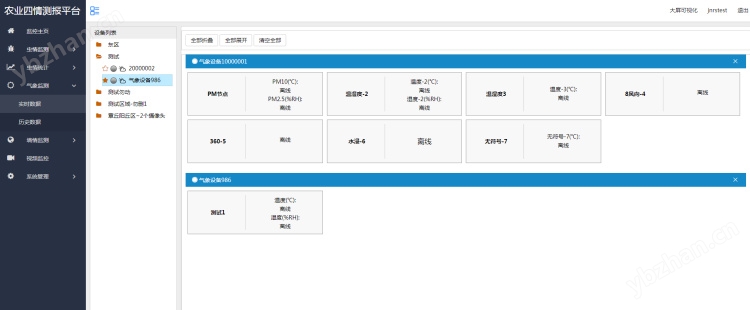 农业四情监测系统 农业四情监测管理系统